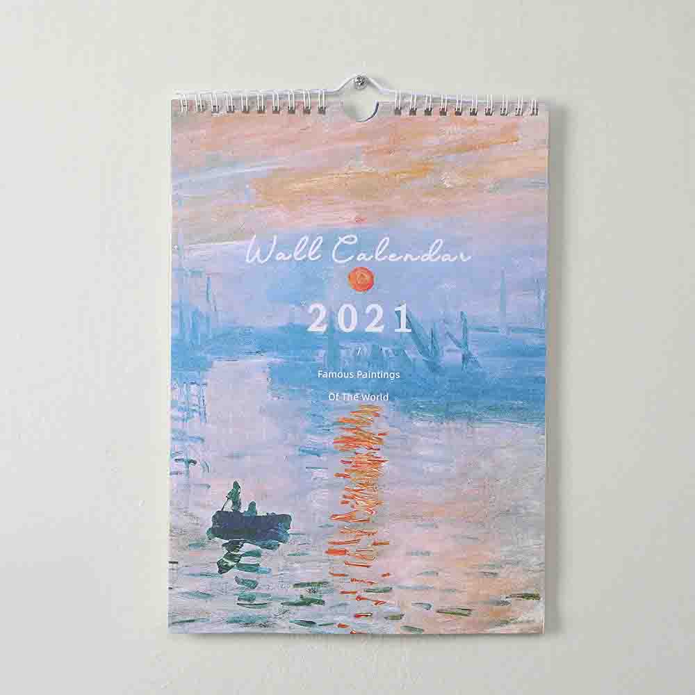Factory Printing Wall Calendar